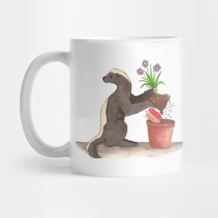 H is for Honey Badger (he doesn't care) Mug